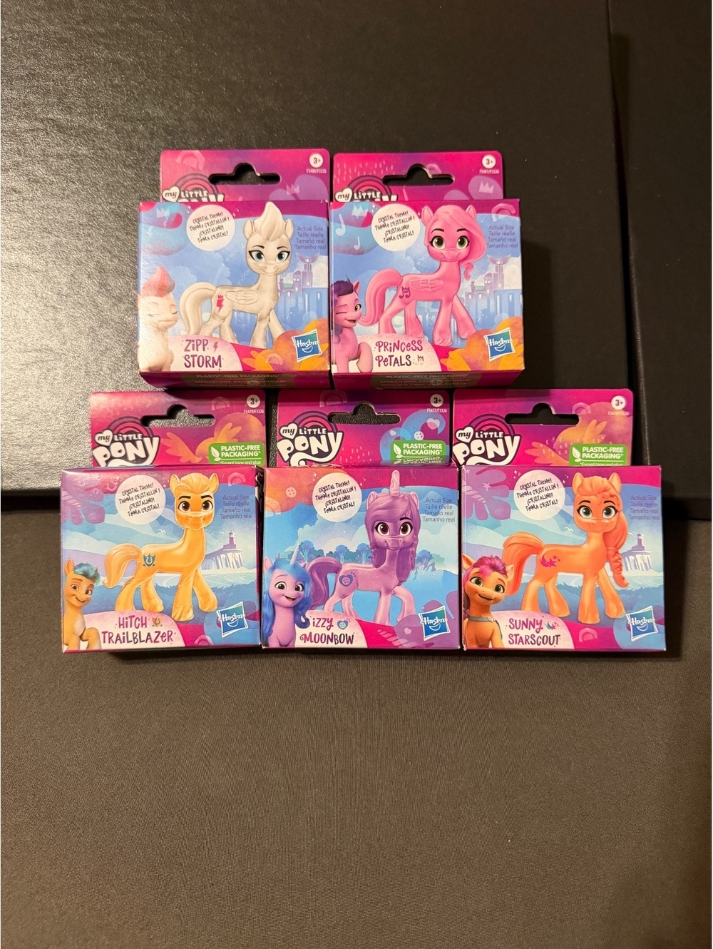 Hasbro My Little Pony Crystal Theme Mini Figures Set of 5